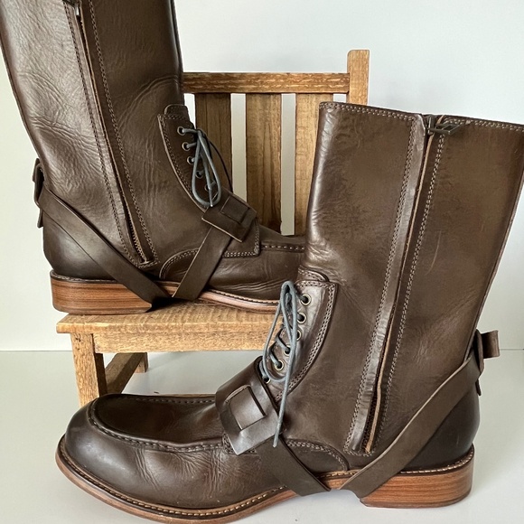 RARE FIND!  Cole, Rood & Haan Co. “The Hague - Smog” Men’s Motorcycle Boot 12 main image 8